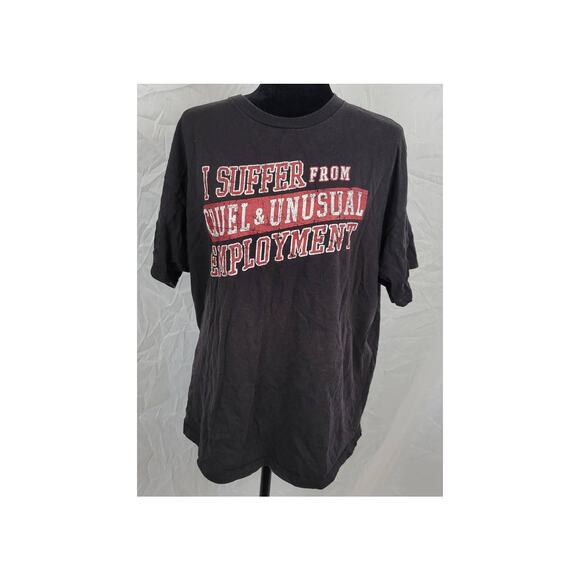 Delta Pro Weight Black & Red Graphic Tee Men's XL - Picture 1 of 4